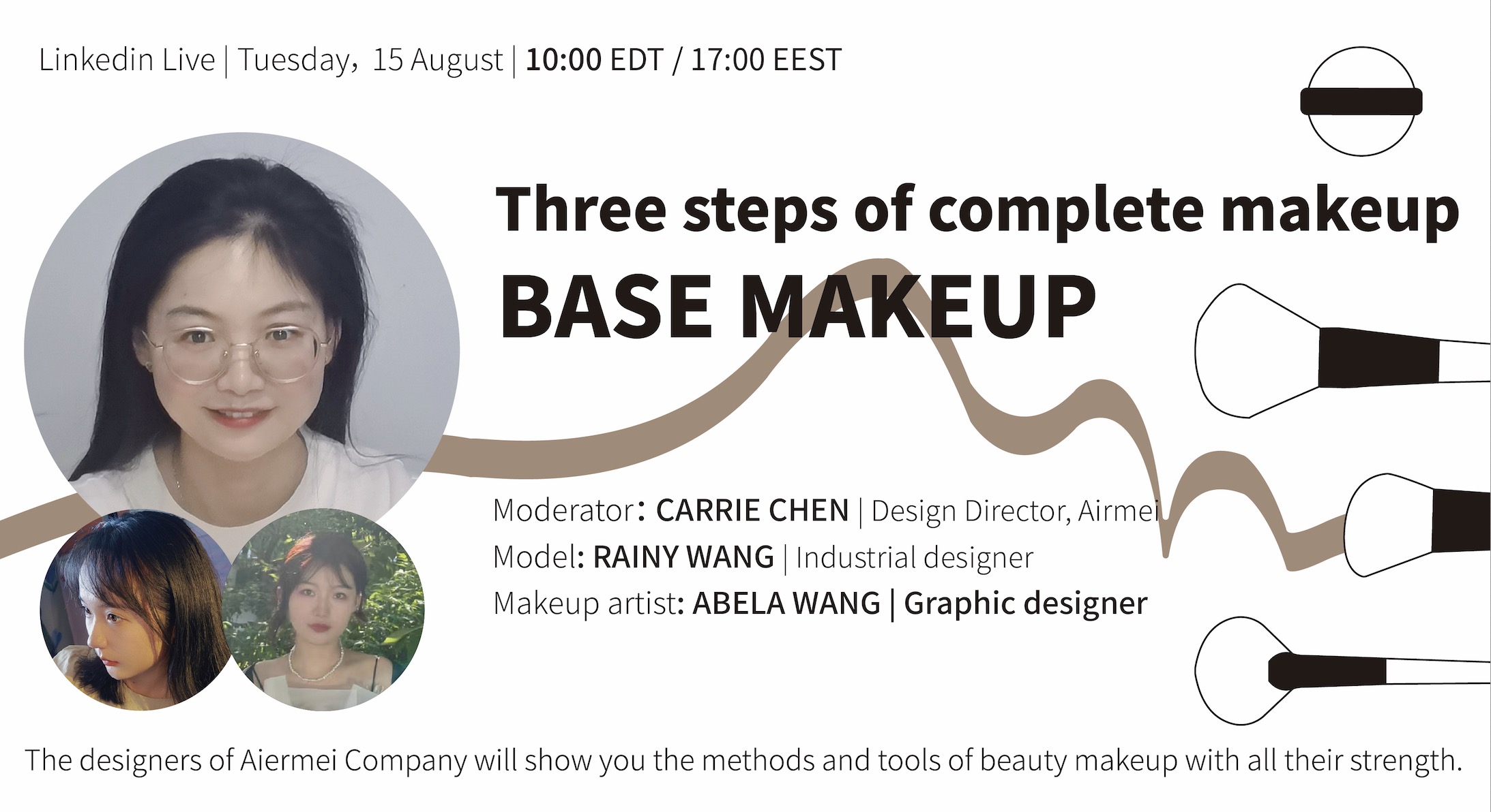 Three steps of complete makeup——BASE MAKEUP