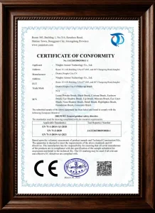 CE Conformity Certificate