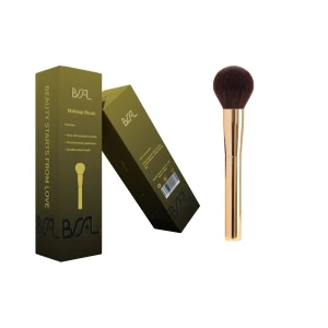 BSFL Tapered Powder Brush BR0102001701 box packaging and brush